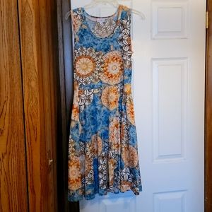 Lularoe Niki Aztec print dress